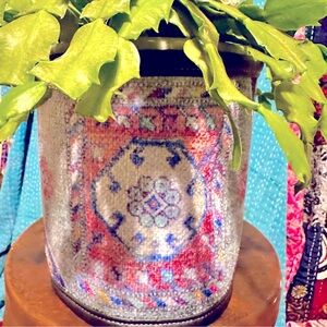 🪴🌵🧵🎄NWOT Turkish Kilim Boho Planter Covers, Storage Containers, etc.‼️